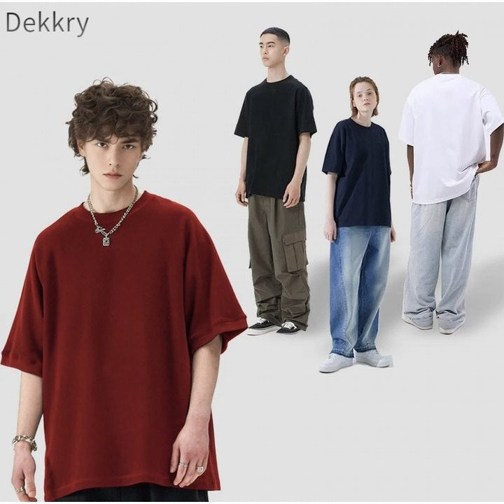 220g-Plain short-sleeved T-shirt