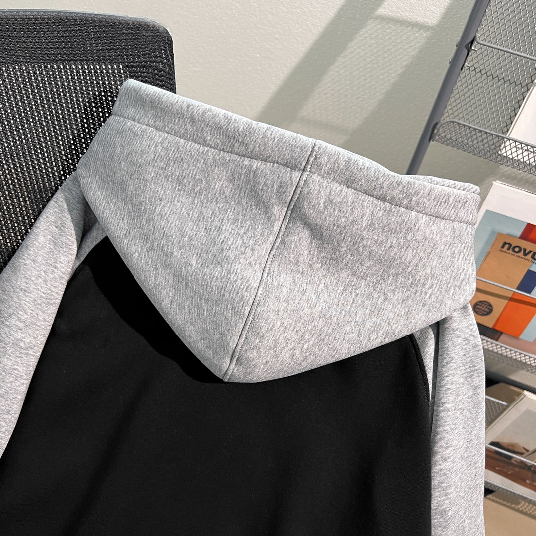 Plush Version-Raglan-Sleeve Hoodie（without drawstrings）