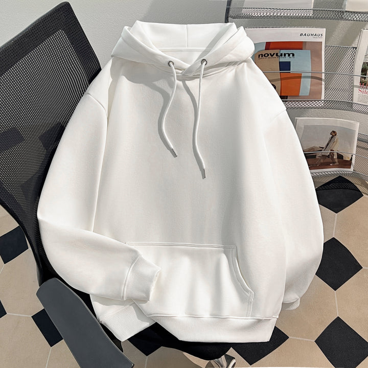 Plush Version-Solid-Colored Hoodie
