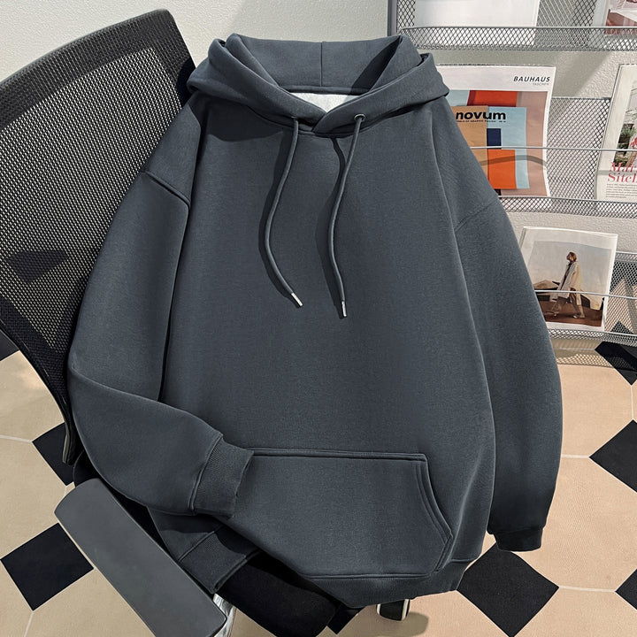 Plush Version-Solid-Colored Hoodie