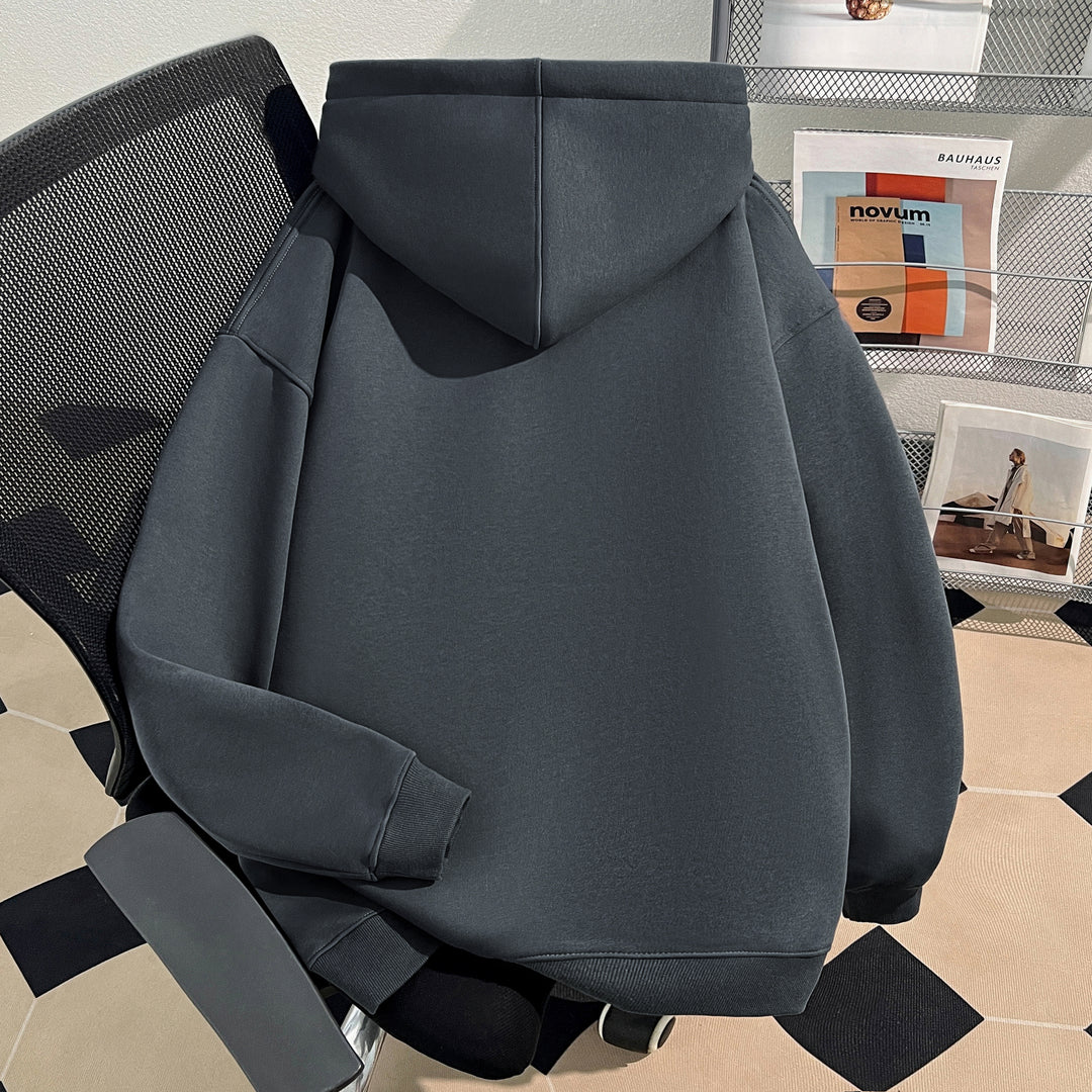 Plush Version-Solid-Colored Hoodie