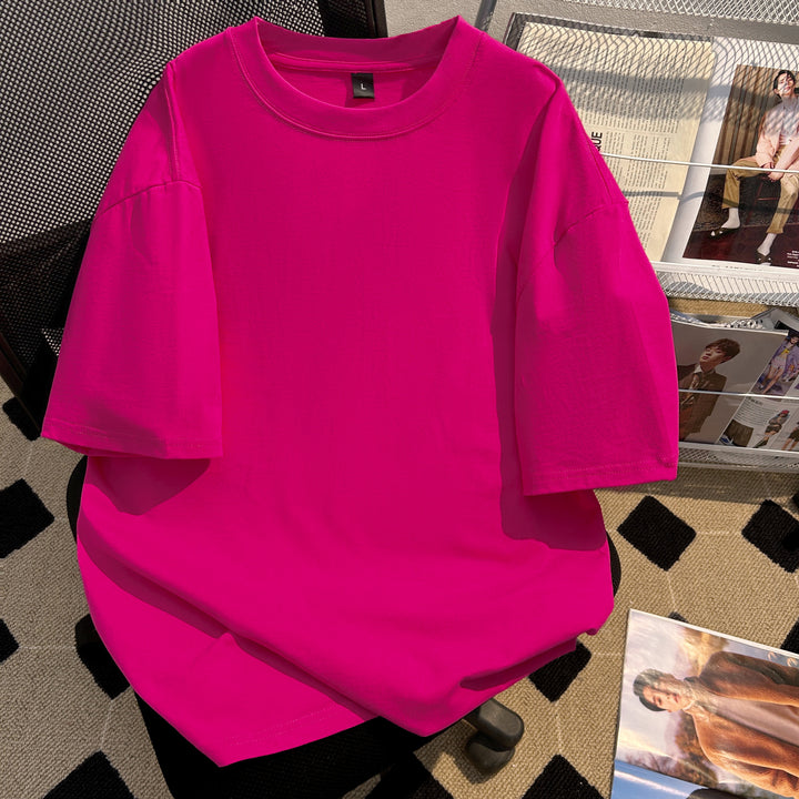 220g-Plain short-sleeved T-shirt