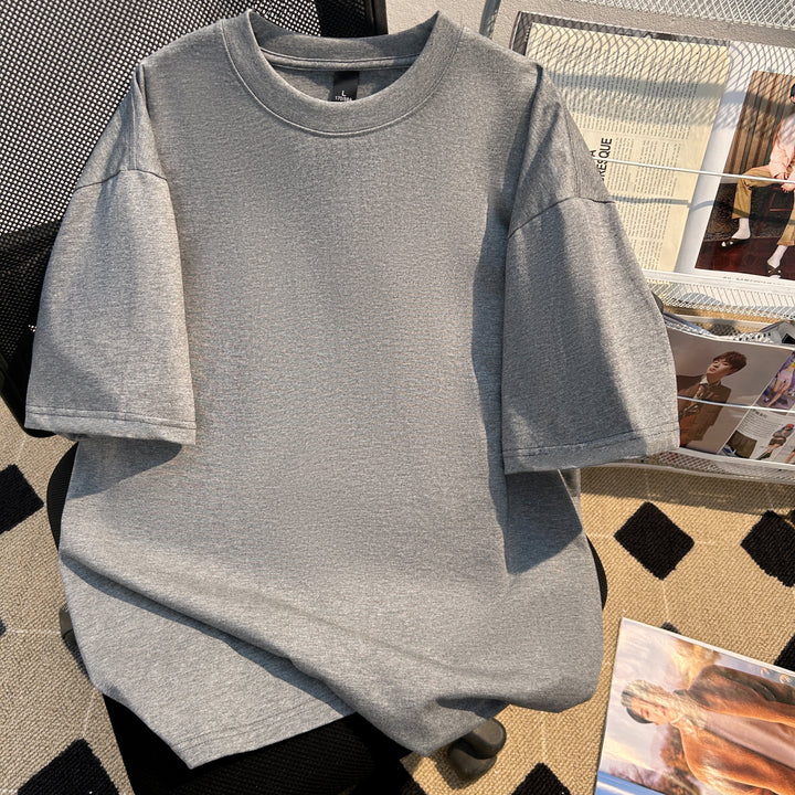 260G-Plain short-sleeved T-shirt