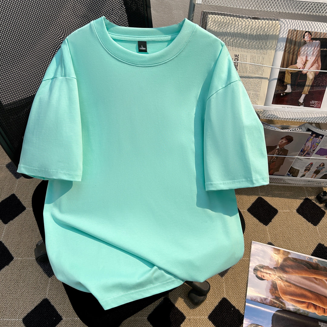 220g-Plain short-sleeved T-shirt