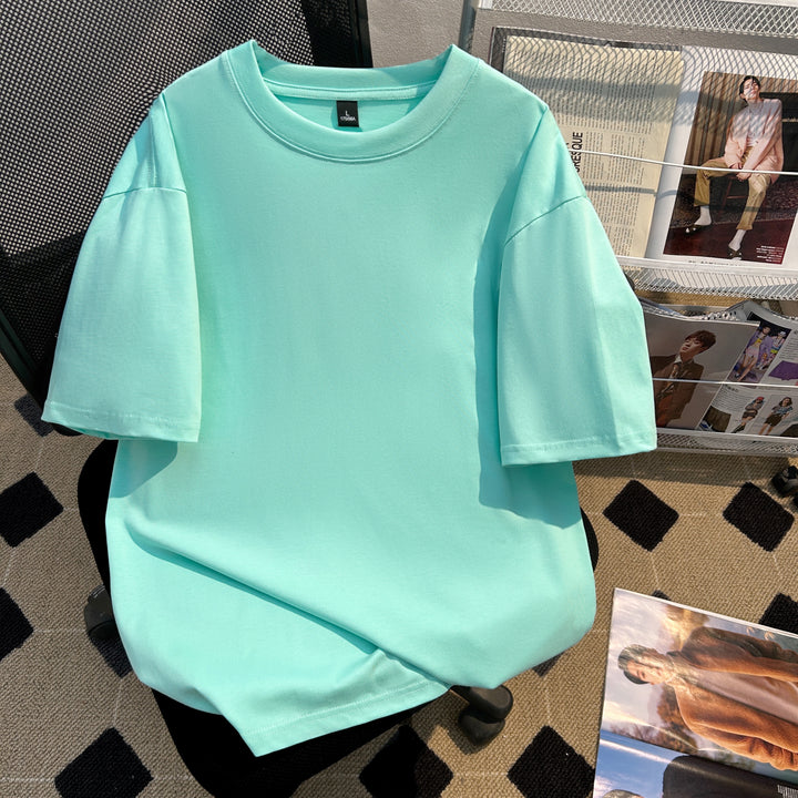 220g-Plain short-sleeved T-shirt