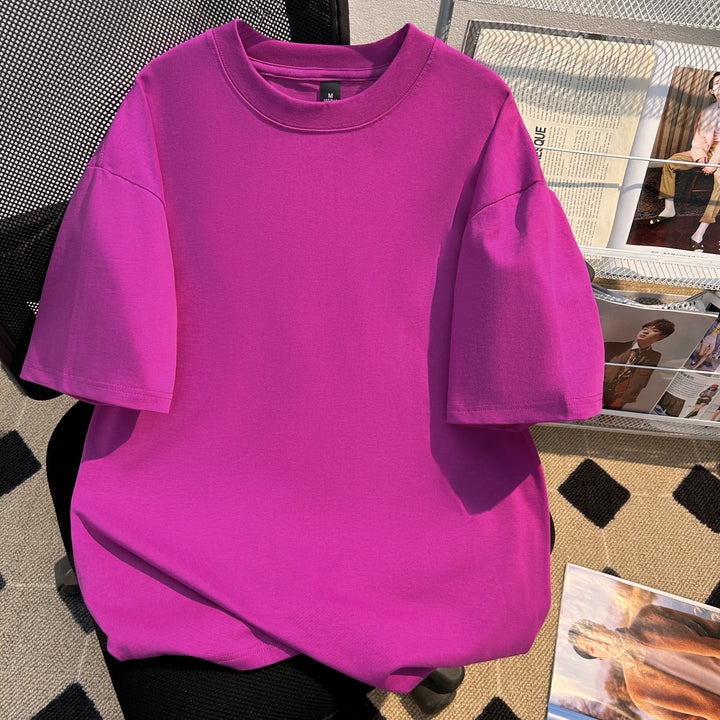 260G-Plain short-sleeved T-shirt