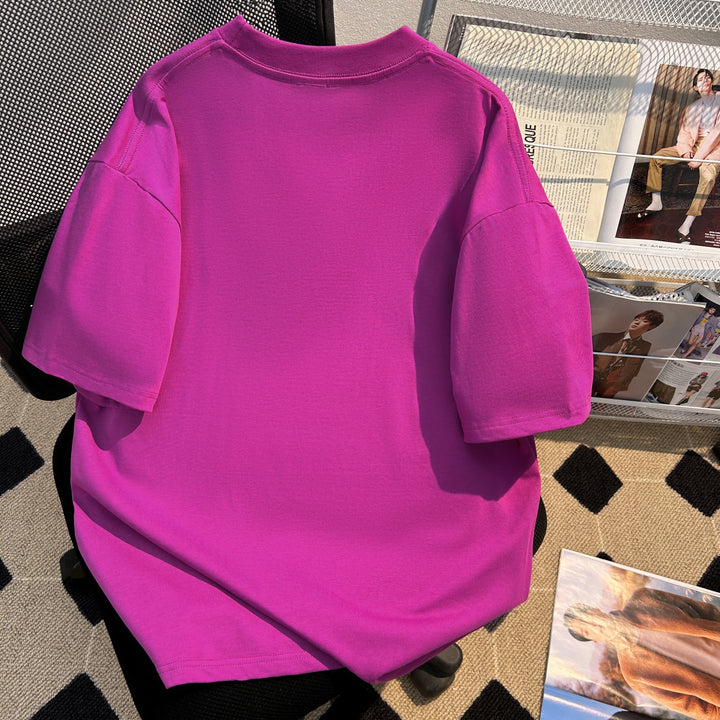 260G-Plain short-sleeved T-shirt