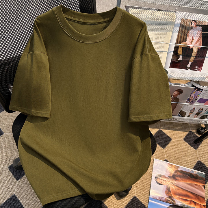 260G-Plain short-sleeved T-shirt