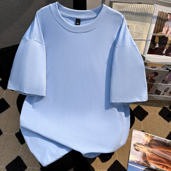 220g-Plain short-sleeved T-shirt