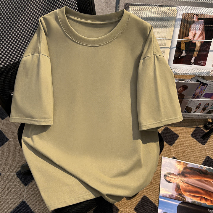 260G-Plain short-sleeved T-shirt