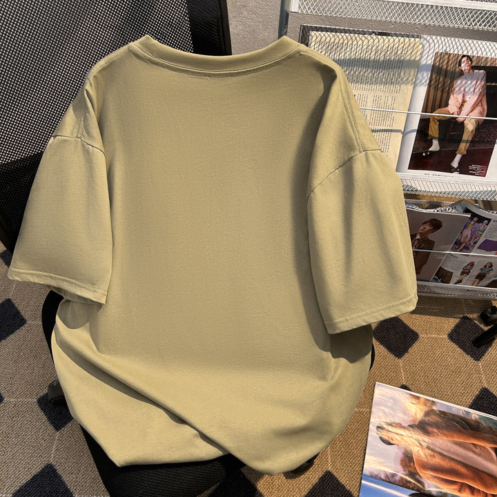 260G-Plain short-sleeved T-shirt