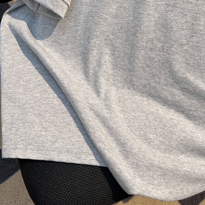 Pure color Short Polo shirt