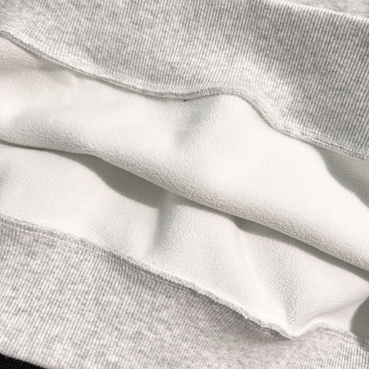 Thin Version-Plain Polo Sweatshirt with Half-Zip