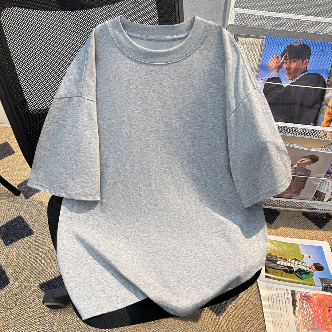 220g-Plain short-sleeved T-shirt