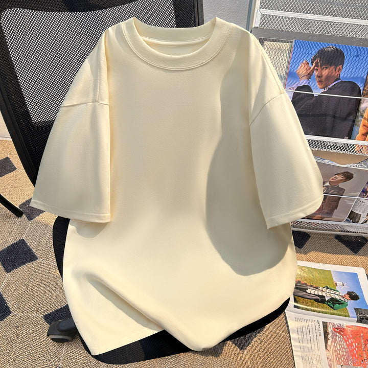 220g-Plain short-sleeved T-shirt