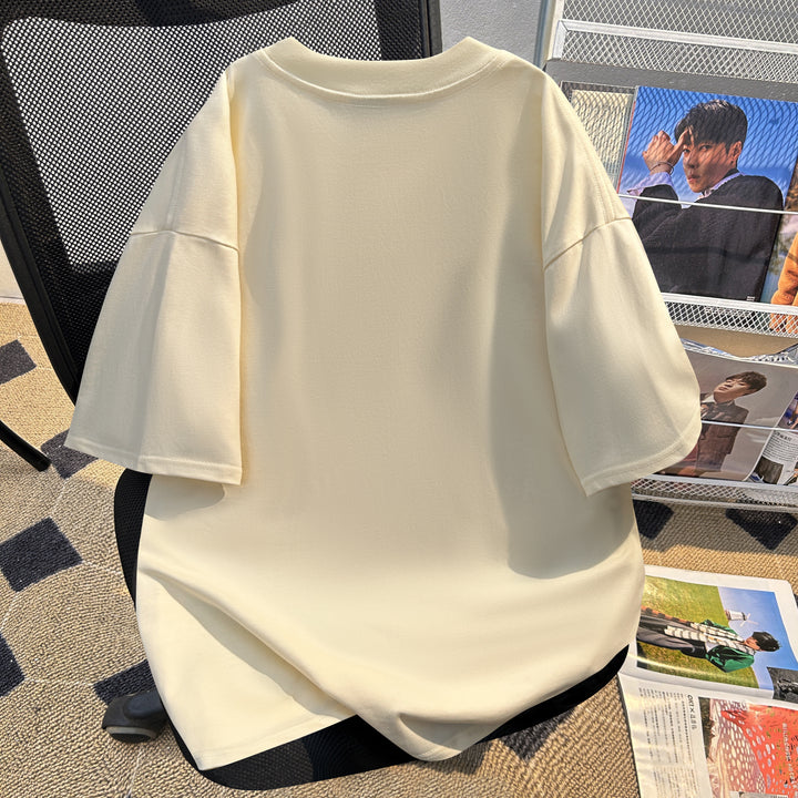 220g-Plain short-sleeved T-shirt