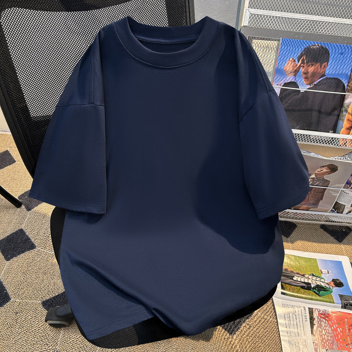 220g-Plain short-sleeved T-shirt