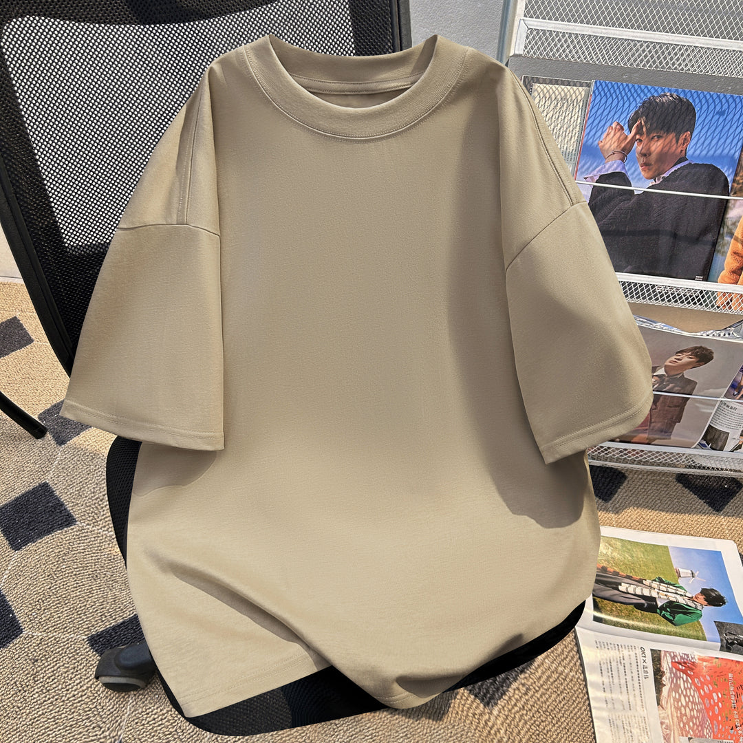 220g-Plain short-sleeved T-shirt