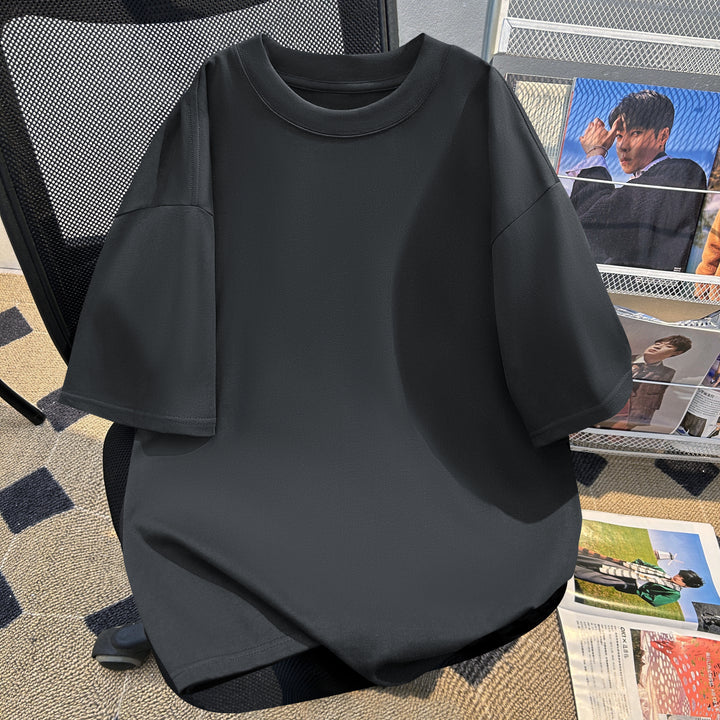 220g-Plain short-sleeved T-shirt