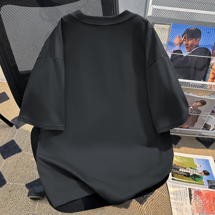 220g-Plain short-sleeved T-shirt