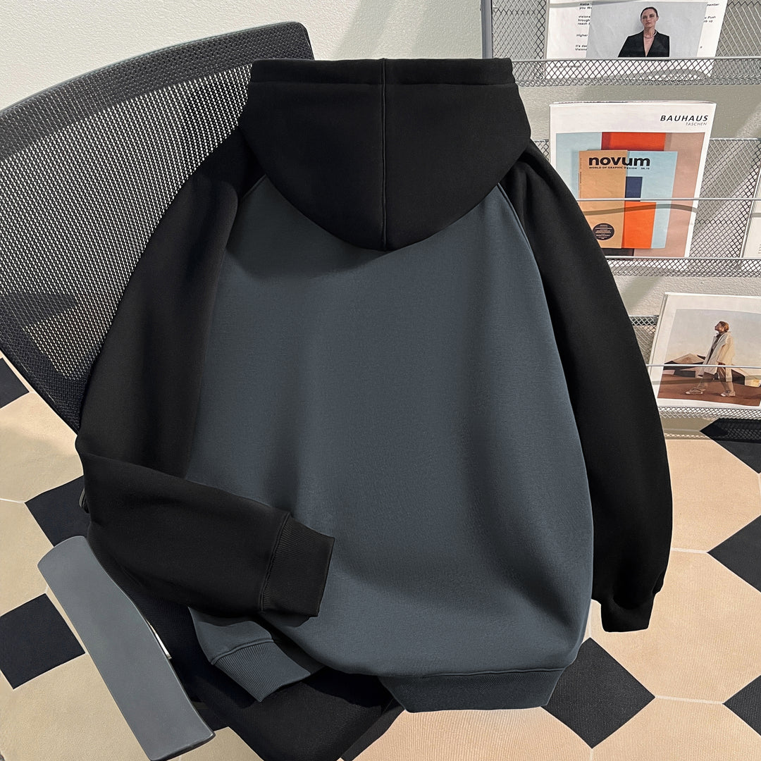 Plush Version-Raglan-Sleeve Hoodie（without drawstrings）