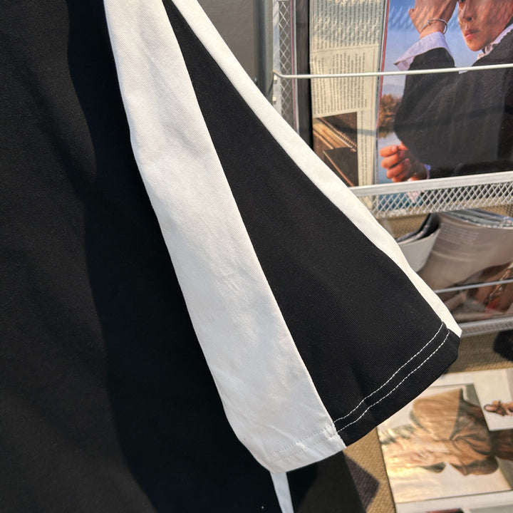 260G Patchwork short-sleeved T-shirt