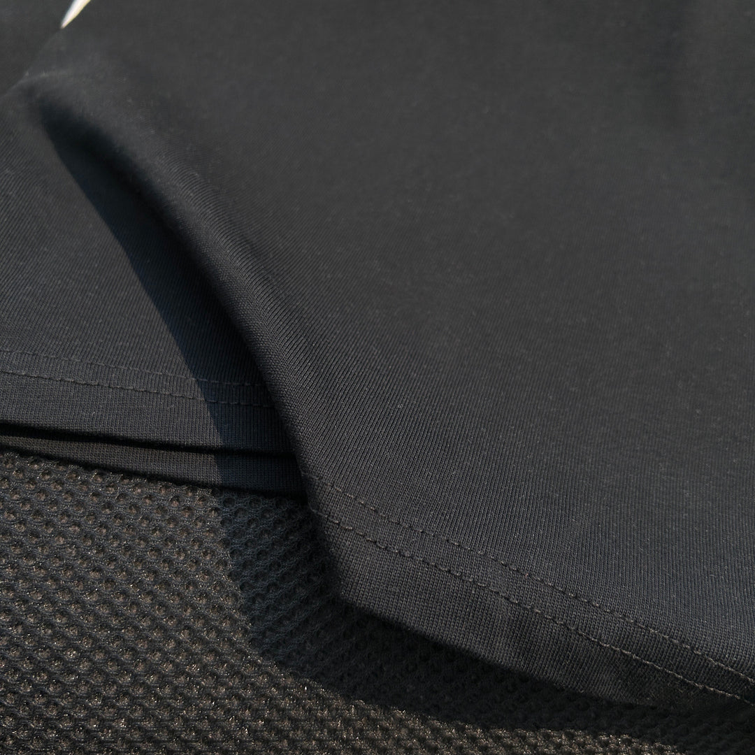 260G Patchwork short-sleeved T-shirt