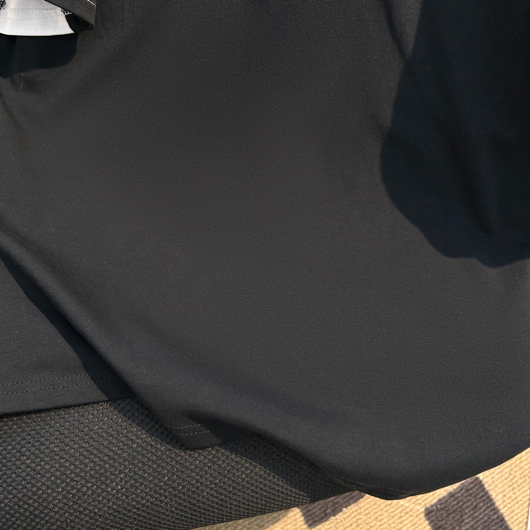 260G Patchwork short-sleeved T-shirt