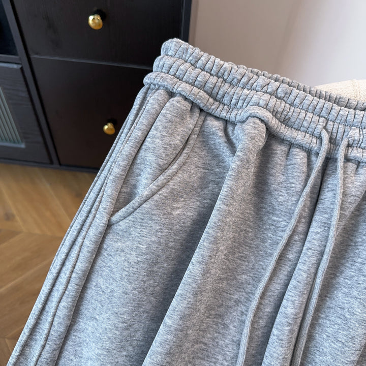 Striped Straight-Leg Pants