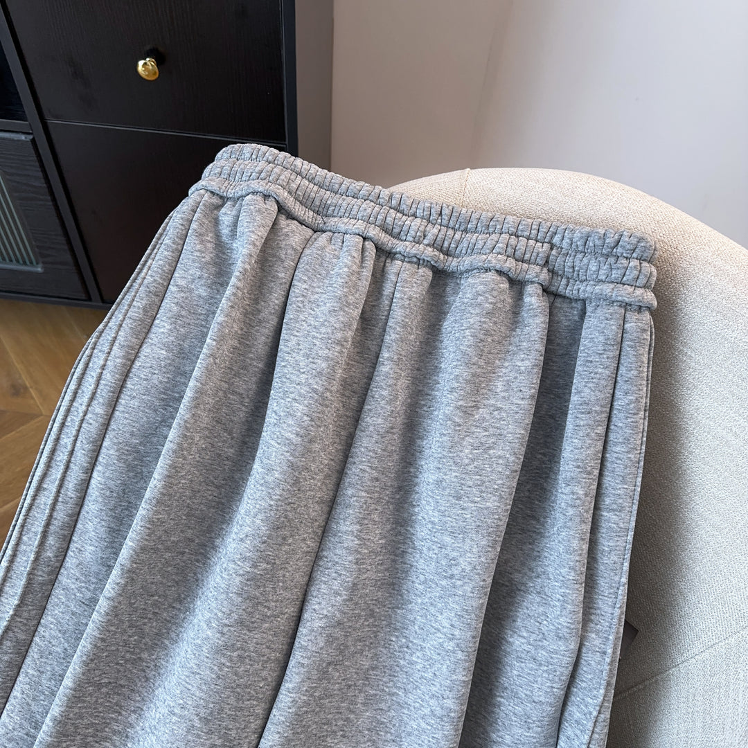 Striped Straight-Leg Pants