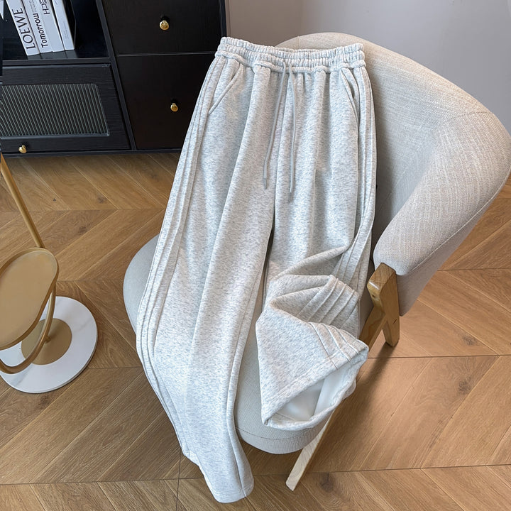 Striped Straight-Leg Pants