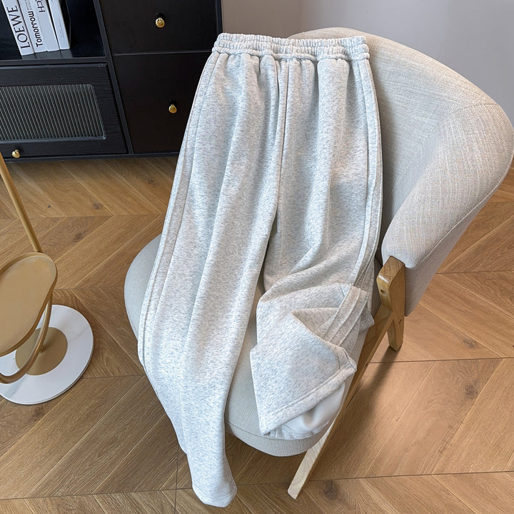Striped Straight-Leg Pants