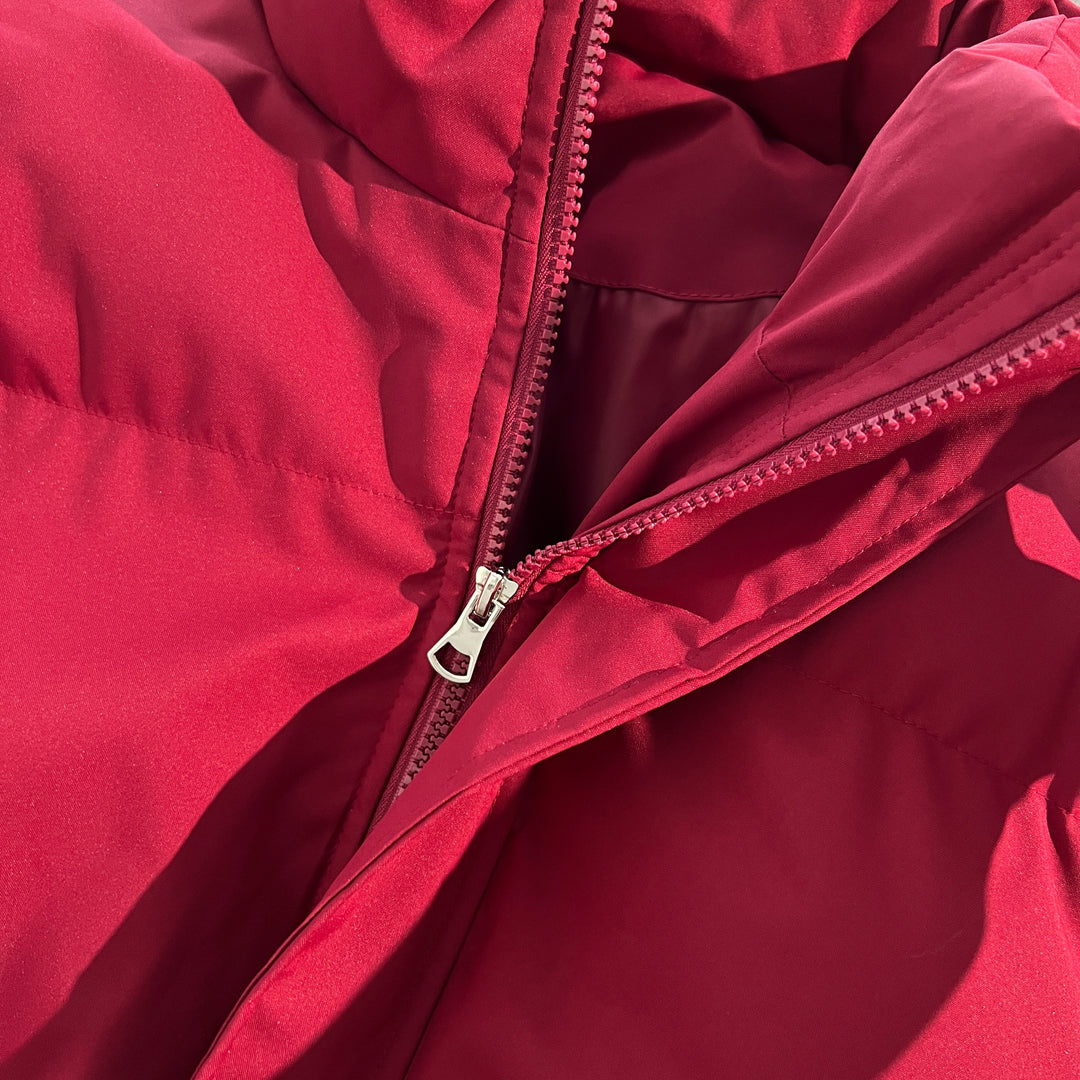 Solid Cotton-Padded Coat