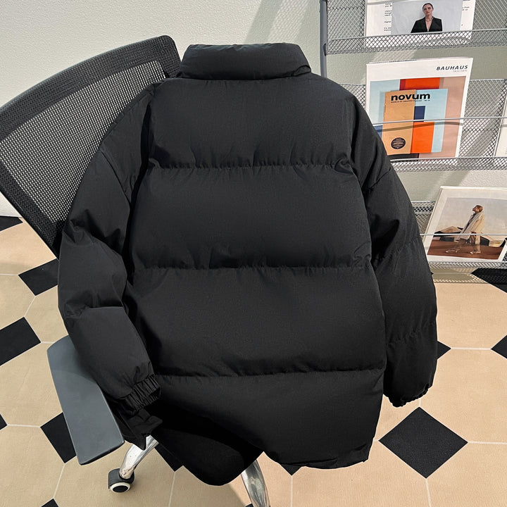 Solid Cotton-Padded Coat