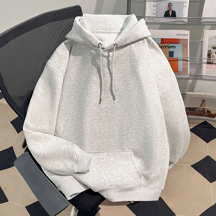 Plush Version-Solid-Colored Hoodie