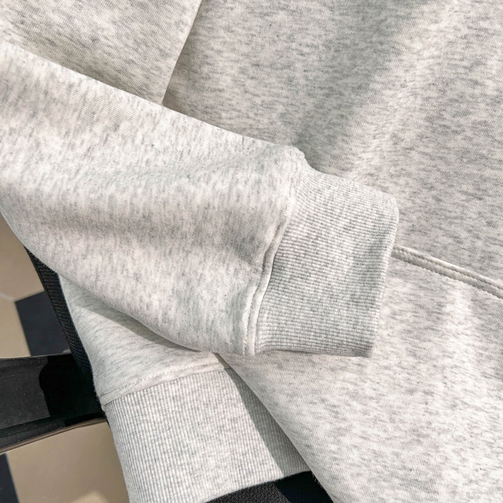 Plush Version-Solid-Colored Hoodie