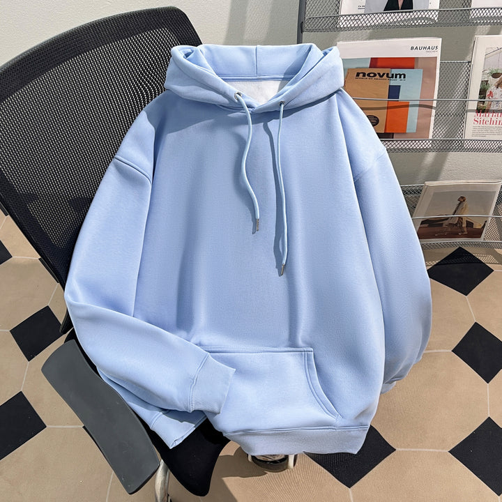 Plush Version-Solid-Colored Hoodie