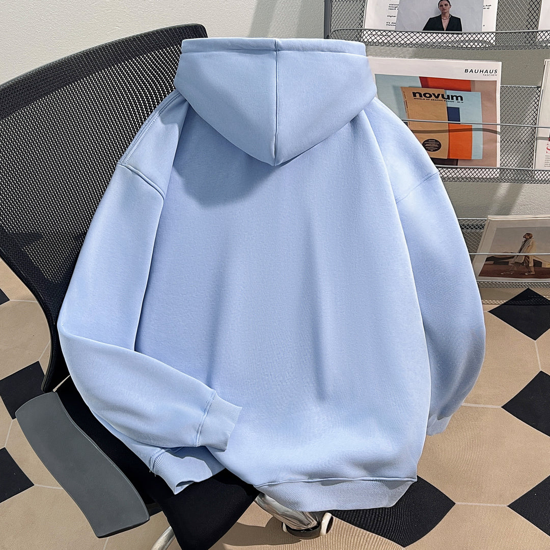Plush Version-Solid-Colored Hoodie