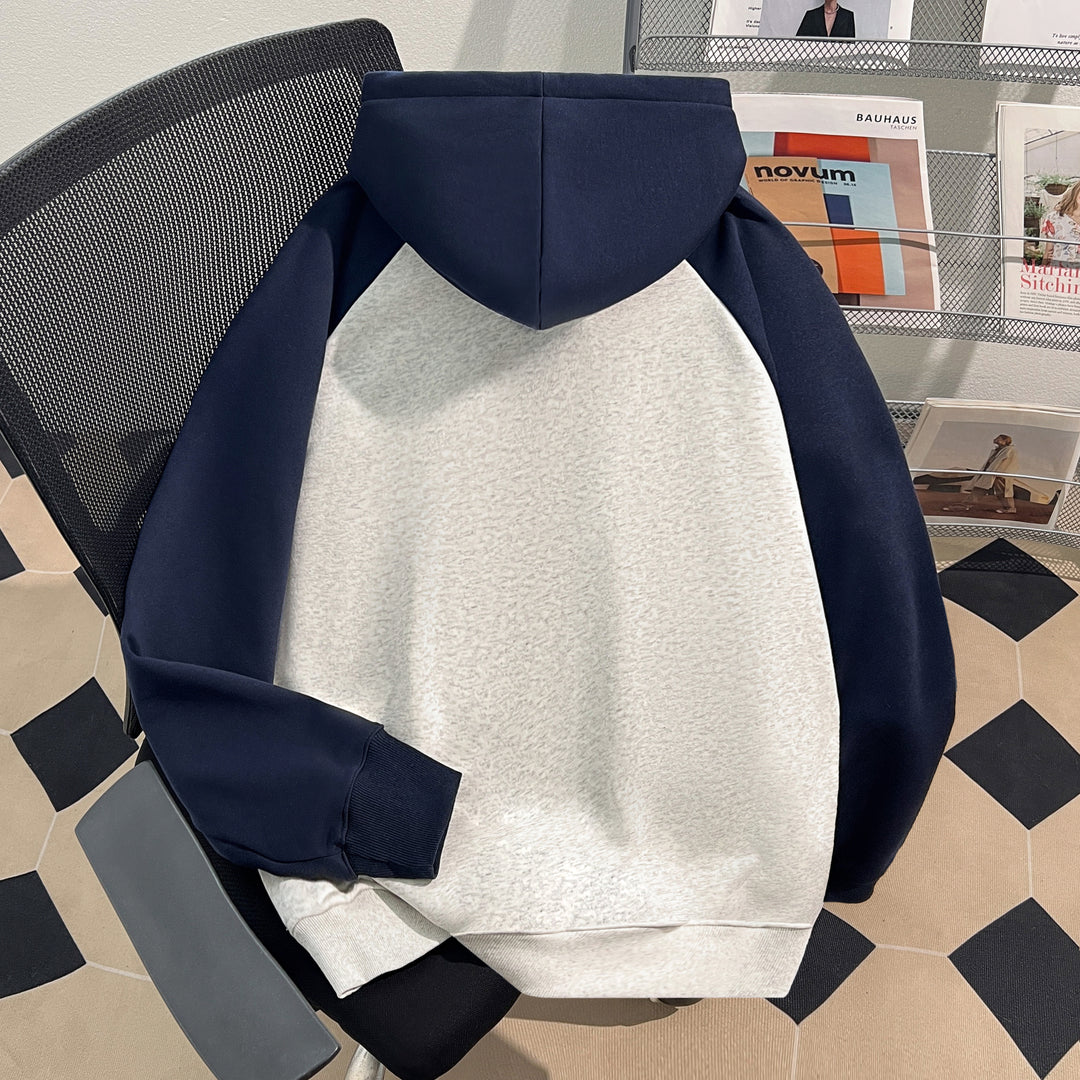 Plush Version-Raglan-Sleeve Hoodie