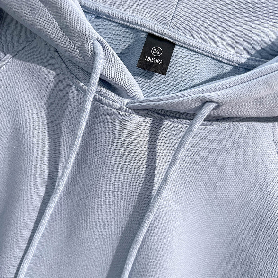 Plush Version -Three-Stripe  Patchwork Hoodie