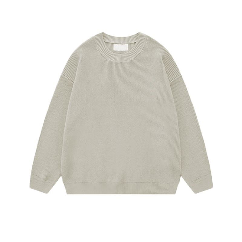 Crew neck pullover sweater