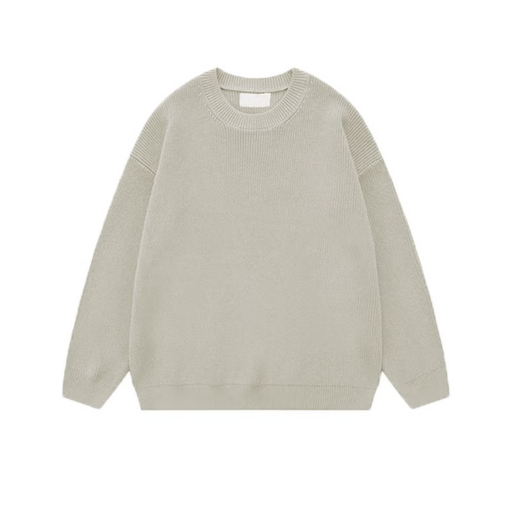 Crew neck pullover sweater