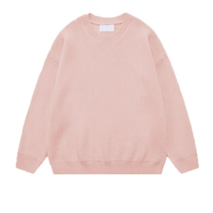 Crew neck pullover sweater