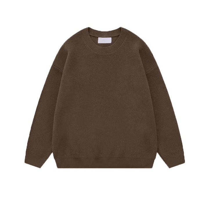 Crew neck pullover sweater
