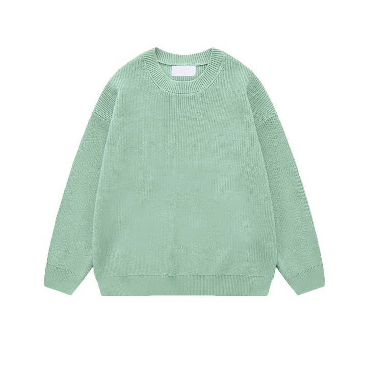 Crew neck pullover sweater