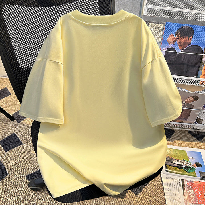 220g-Plain short-sleeved T-shirt